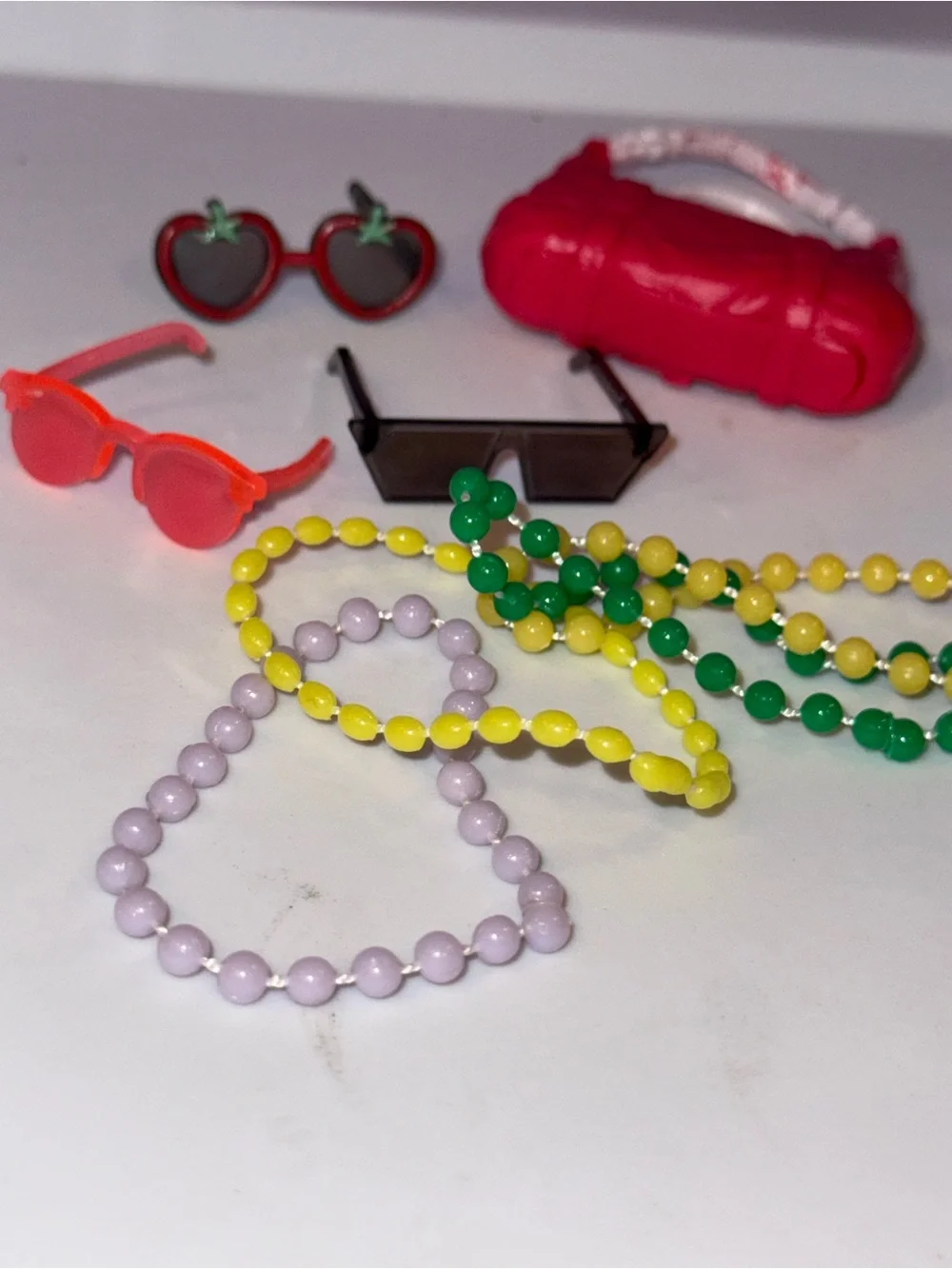 Barbie Mattel accessories sunglasses purse necklaces